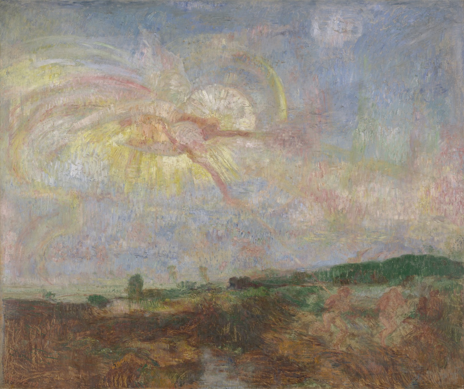 James Ensor, Adam and Eve Expelled from Paradise, 1887, collection KMSKA, inv. 2072