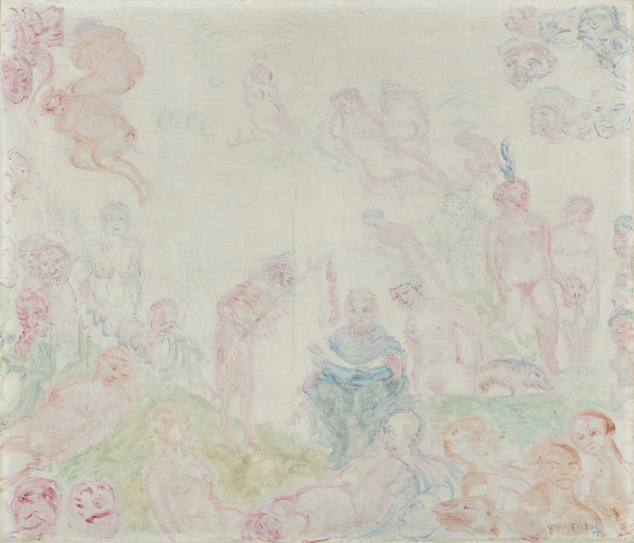 James Ensor, The Temptation of Saint Anthony the Great, collection KMSKA, inv. 4003