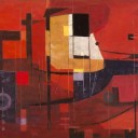 Antoon Marstboom, Composition in red