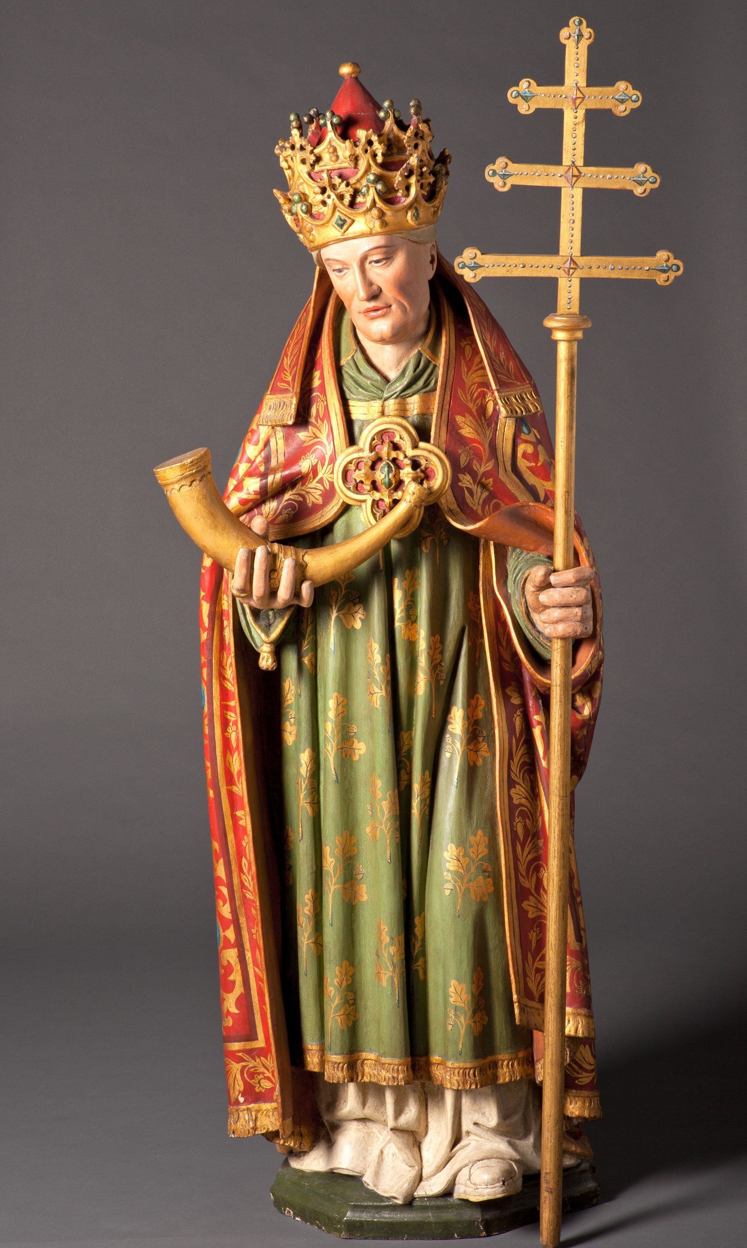 Hendrik Roesen, De heilige Cornelius, ca. 1500-1525, M Leuven (langdurig bruikleen Sint-Jacobskerk Leuven)