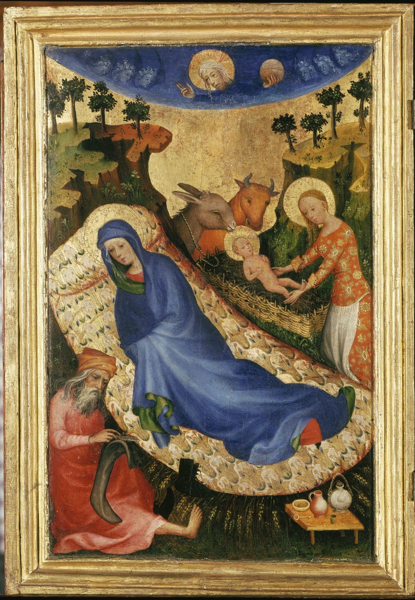 Unknown painter, Birth of Jesus, Panel of the Antwerp-Baltimore Polyptych
