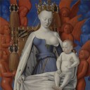 Jean Fouquet, Madonna surrounded by Seraphim and Cherubim