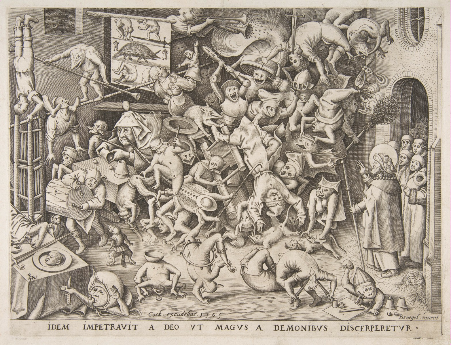 Pieter Bruegel de Oude, De val van de magiër Hermogenes